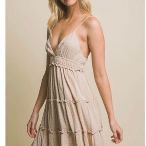 womens love tree mini dress with ruffles small